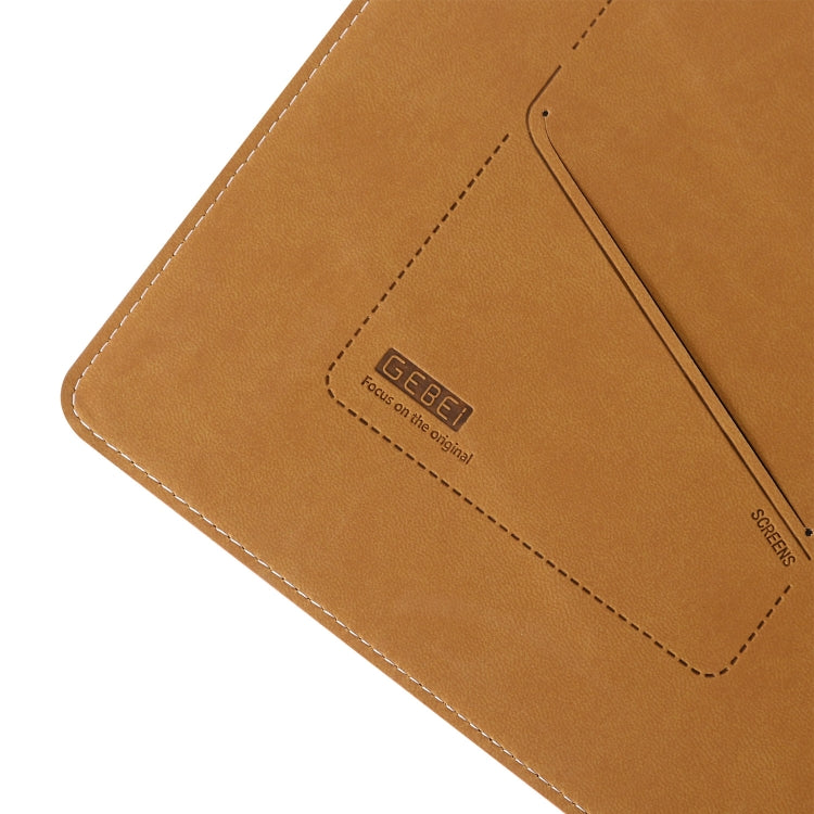 For iPad Pro 11 inch (2020) GEBEI PU+TPU Horizontal Flip Protective Tablet Case with Holder & Card Slots(Brown) - HoMEdemic™ 