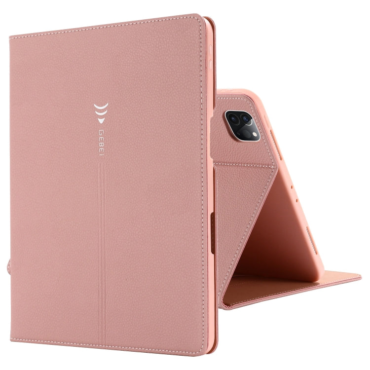 For iPad Pro 11 inch (2020) GEBEI PU+TPU Horizontal Flip Protective Tablet Case with Holder & Card Slots(Rose Gold) - HoMEdemic™ 