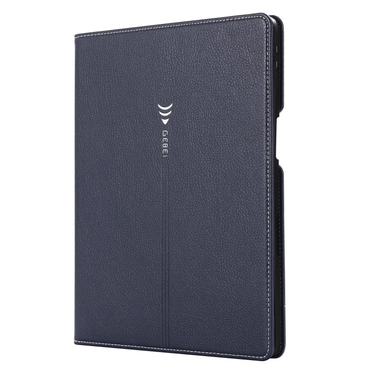 For iPad Pro 11 inch (2020) GEBEI PU+TPU Horizontal Flip Protective Tablet Case with Holder & Card Slots(Blue) - HoMEdemic™ 