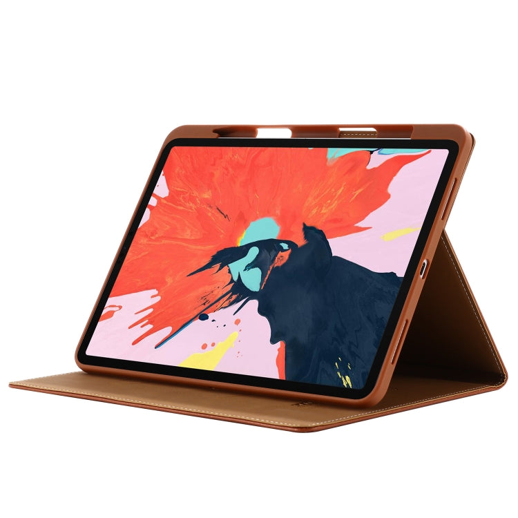 For iPad Pro 11 inch (2020) GEBEI PU+TPU Horizontal Flip Protective Tablet Case with Holder & Card Slots(Blue) - HoMEdemic™ 