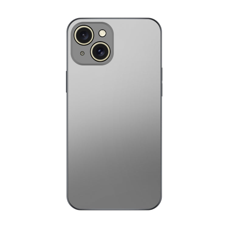For iPhone 15 Electroplating AG Frosted Phone Case(Silver Grey) - HoMEdemic™ 