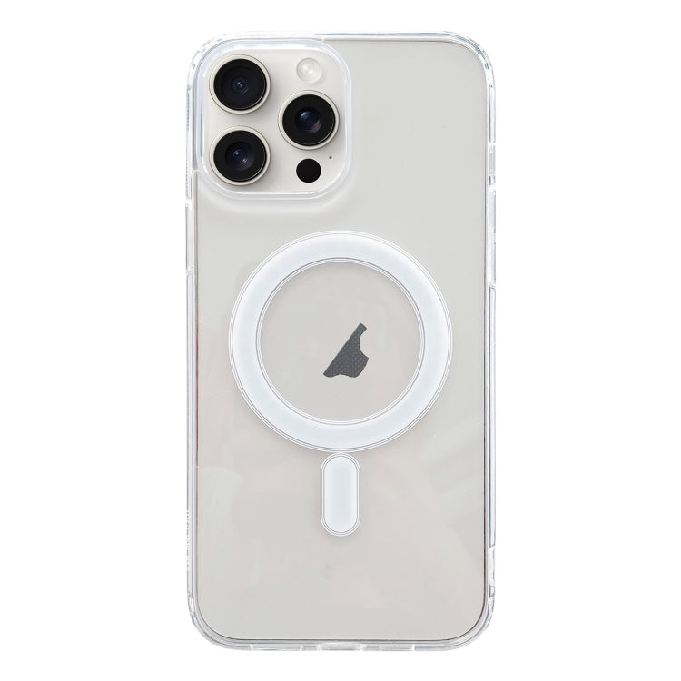 For iPhone 15 Pro MagSafe Magnetic Clear Acrylic TPU Phone Case(Transparent) - HoMEdemic™ 