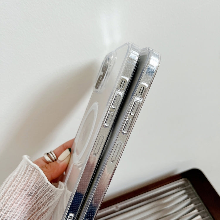 For iPhone 15 Pro MagSafe Magnetic Clear Acrylic TPU Phone Case(Transparent) - HoMEdemic™ 