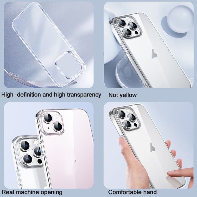 For iPhone 15 Pro TOTU PC-01 Soft Series Precision Lens Holes Phone Case(Transparent) - HoMEdemic™ 