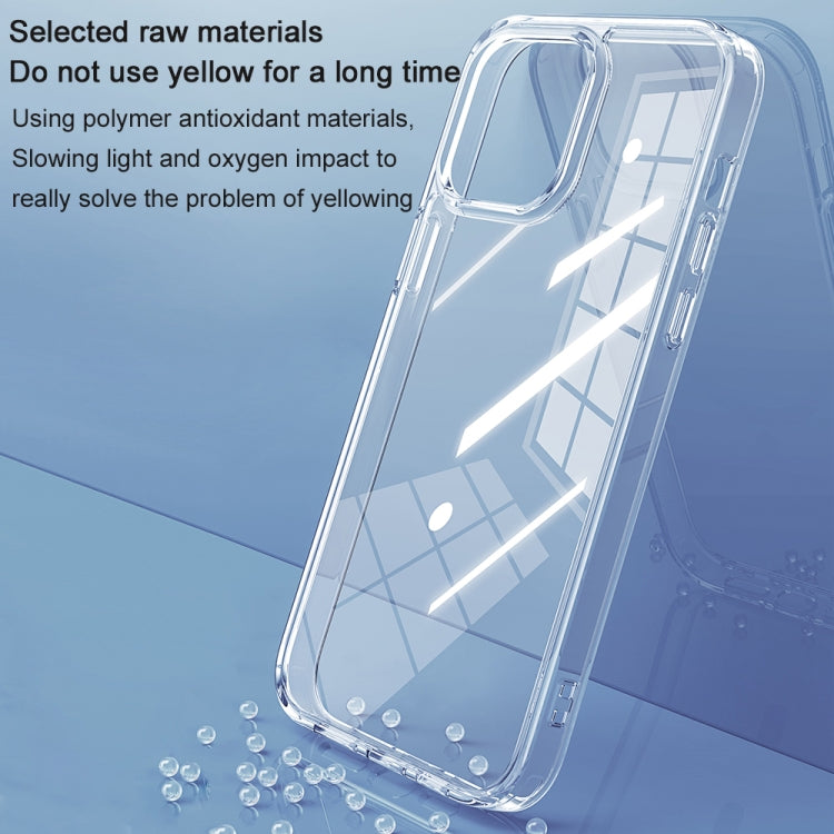 For iPhone 15 Plus TOTU PC-04 Crystal Shield Series TPU + PC Phone Case(Transparent) - HoMEdemic™ 
