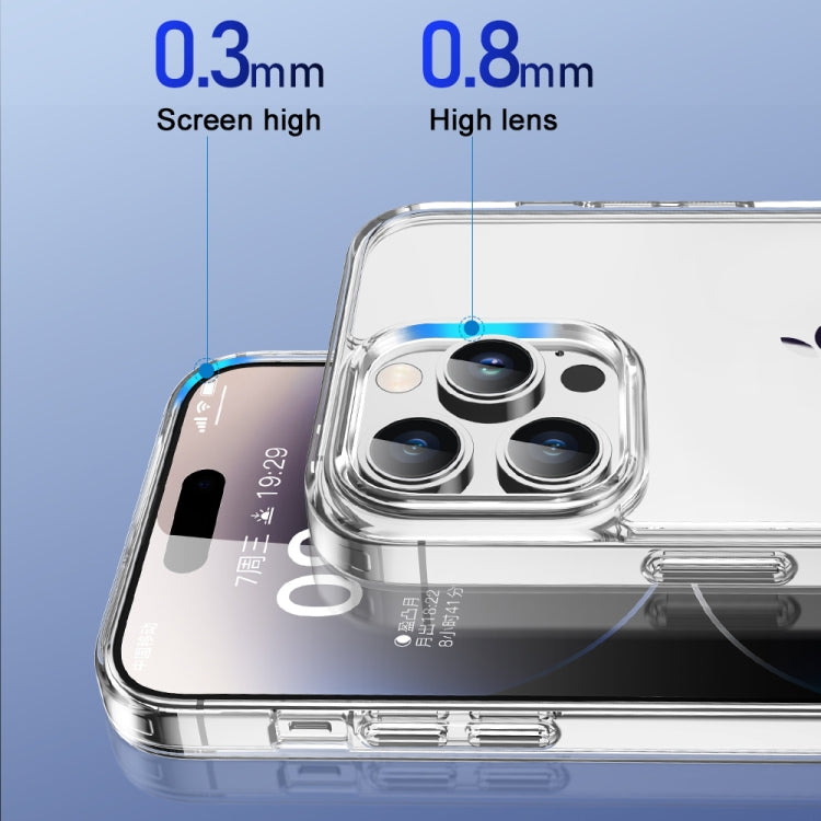 For iPhone 15 Plus TOTU PC-04 Crystal Shield Series TPU + PC Phone Case(Transparent) - HoMEdemic™ 