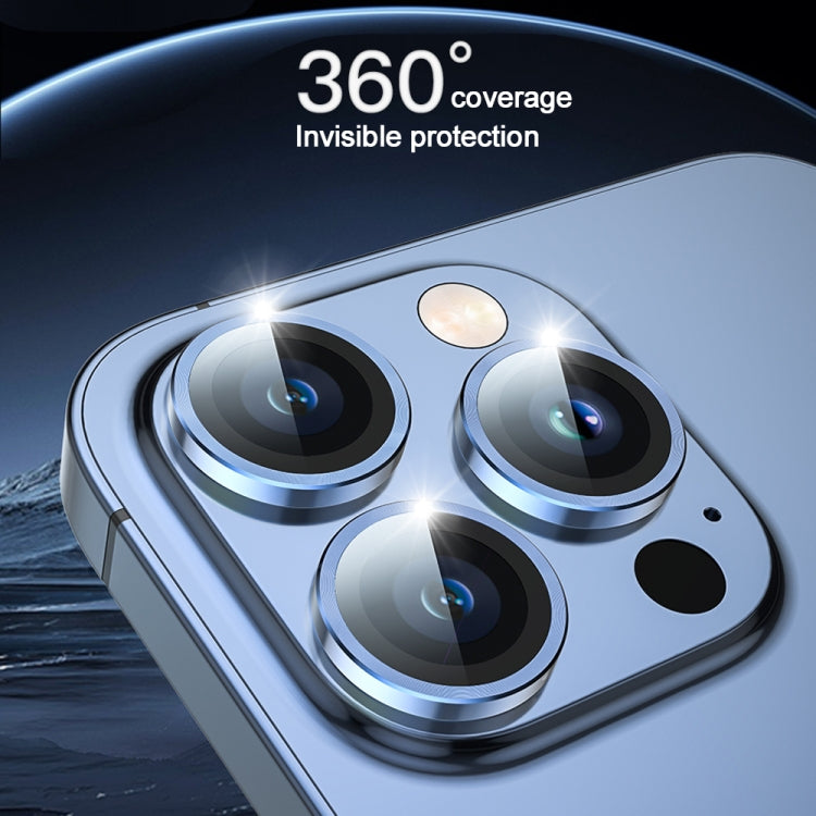 For iPhone 15 TOTU PG-1 Golden Shield Series Metal Frame Lens Protector(Yellow) - HoMEdemic™ 