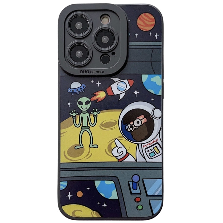 For iPhone 13 Pro Liquid Angel Eyes Bearded TPU Phone Case(Black) - HoMEdemic™ 