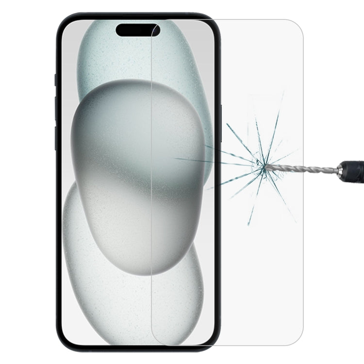 For iPhone 15 / 15 Pro 0.26mm 9H 2.5D Tempered Glass Film - HoMEdemic™ 