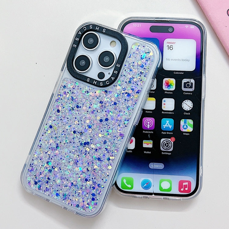 For iPhone 15 Pro Noctilucent Light Drip Glue Shockproof Phone Case(Pink) - HoMEdemic™ 