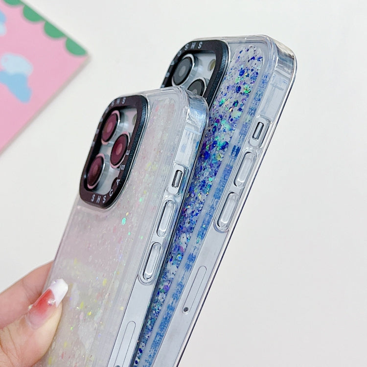 For iPhone 15 Pro Max Noctilucent Light Drip Glue Shockproof Phone Case(Pink) - HoMEdemic™ 