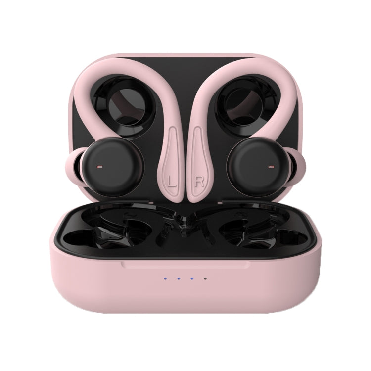 T&G T40 TWS IPX6 Waterproof Hanging Ear Wireless Bluetooth Earphones with Charging Box(Pink) - HoMEdemic™ 