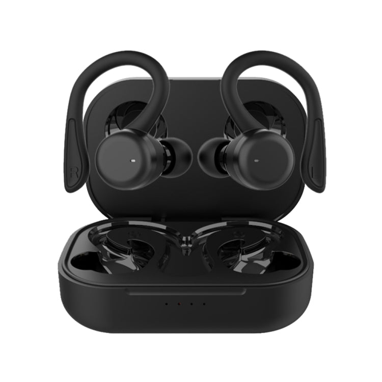 T&G T40 TWS IPX6 Waterproof Hanging Ear Wireless Bluetooth Earphones with Charging Box(Black) - HoMEdemic™ 