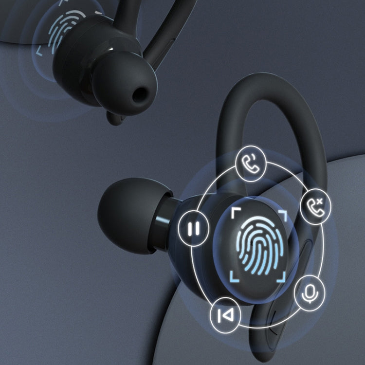 T&G T40 TWS IPX6 Waterproof Hanging Ear Wireless Bluetooth Earphones with Charging Box(White) - HoMEdemic™ 