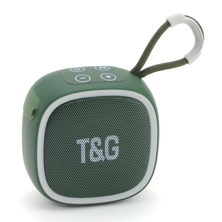 T&G TG659 Outdoor Portable TWS Mini Bluetooth Speaker(Dark Green) - HoMEdemic™ 