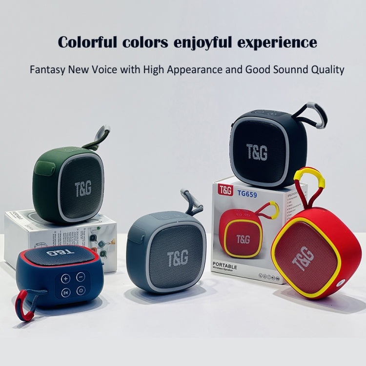 T&G TG659 Outdoor Portable TWS Mini Bluetooth Speaker(Red) - HoMEdemic™ 