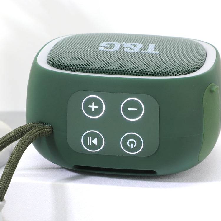 T&G TG659 Outdoor Portable TWS Mini Bluetooth Speaker(Dark Green) - HoMEdemic™ 
