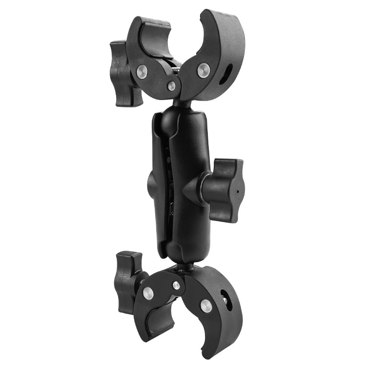 Motorcycle Dual-heads Crabs Clamps Handlebar Fixed Mount, Length:22cm - HoMEdemic™ 
