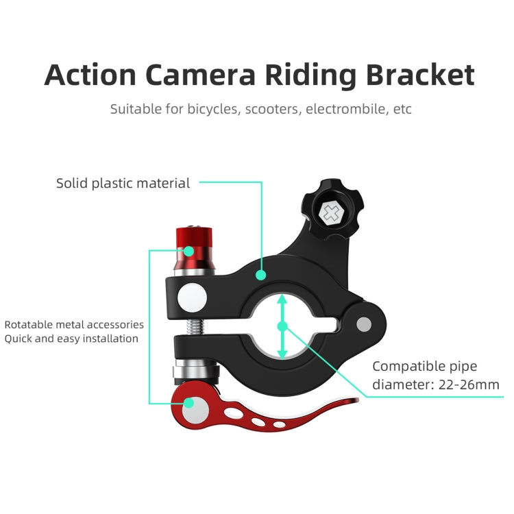 For DJI Air 3 / RC 2 Sunnylife ZJ669 Remote Control Riding Bracket(Black) - HoMEdemic™ 