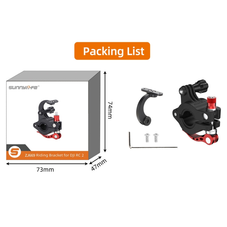 For DJI Air 3 / RC 2 Sunnylife ZJ669 Remote Control Riding Bracket(Black) - HoMEdemic™ 