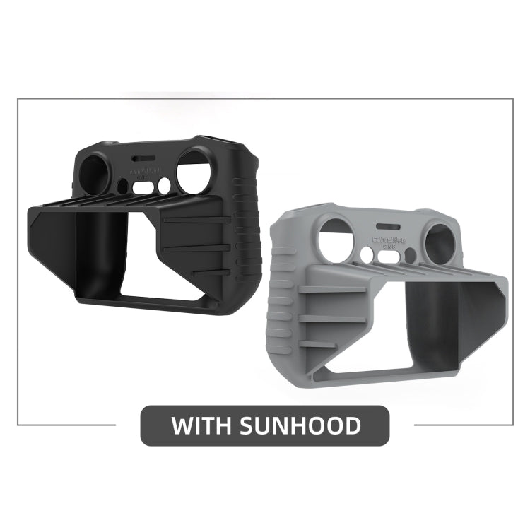 For DJI RC 2 Sunnylife Remote Control Shockproof Anti-scratch Silicone Case with Hood(Grey) - HoMEdemic™ 