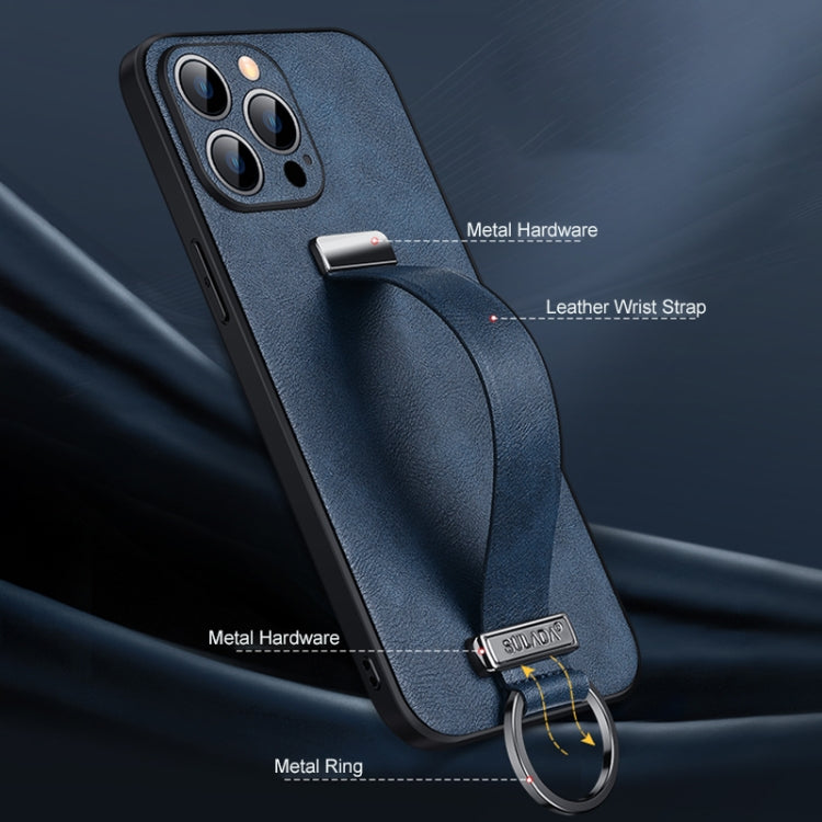 For iPhone 15 SULADA Tide Cool Series PC + Leather Texture Skin Feel Phone Case(Red) - HoMEdemic™ 