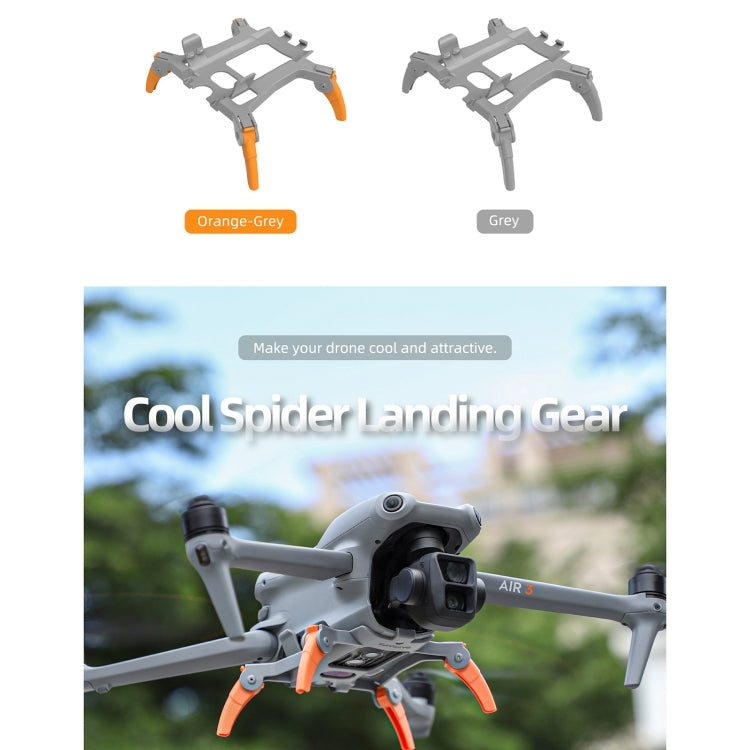 For DJI Air 3 Sunnylife LG664 Foldable Spider Landing Gear(Orange) - HoMEdemic™ 