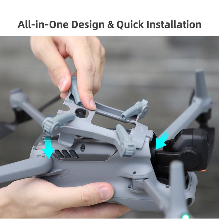 For DJI Air 3 Sunnylife LG664 Foldable Spider Landing Gear(Orange) - HoMEdemic™ 