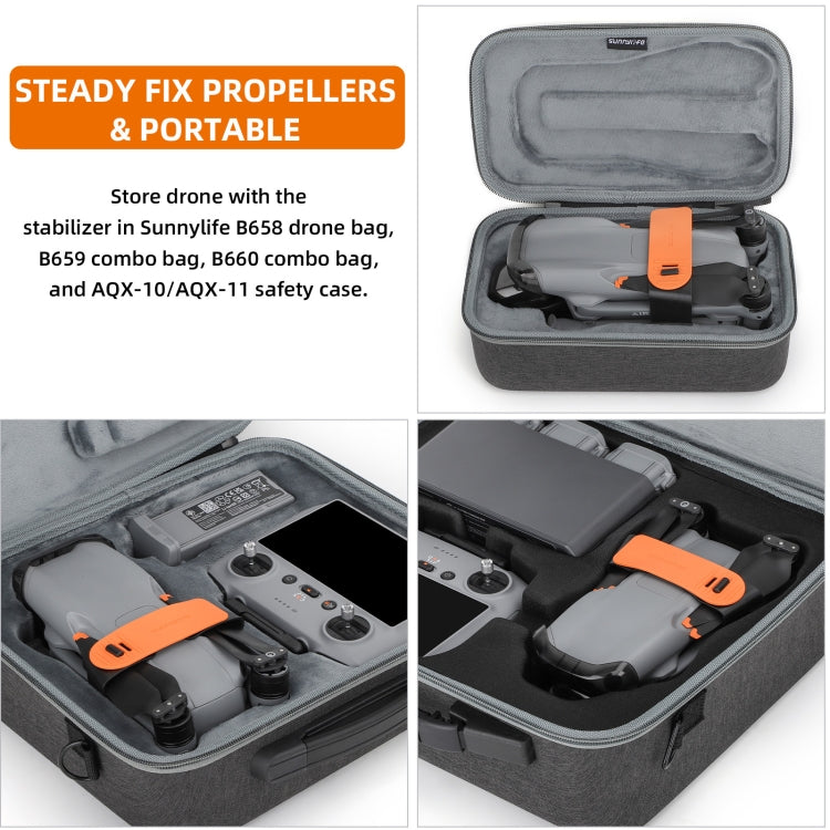 For DJI Air 3S / Air 3 Sunnylife SJ663 Blade Holder Fixed Propeller Fixer Guard(Orange) - HoMEdemic™ 