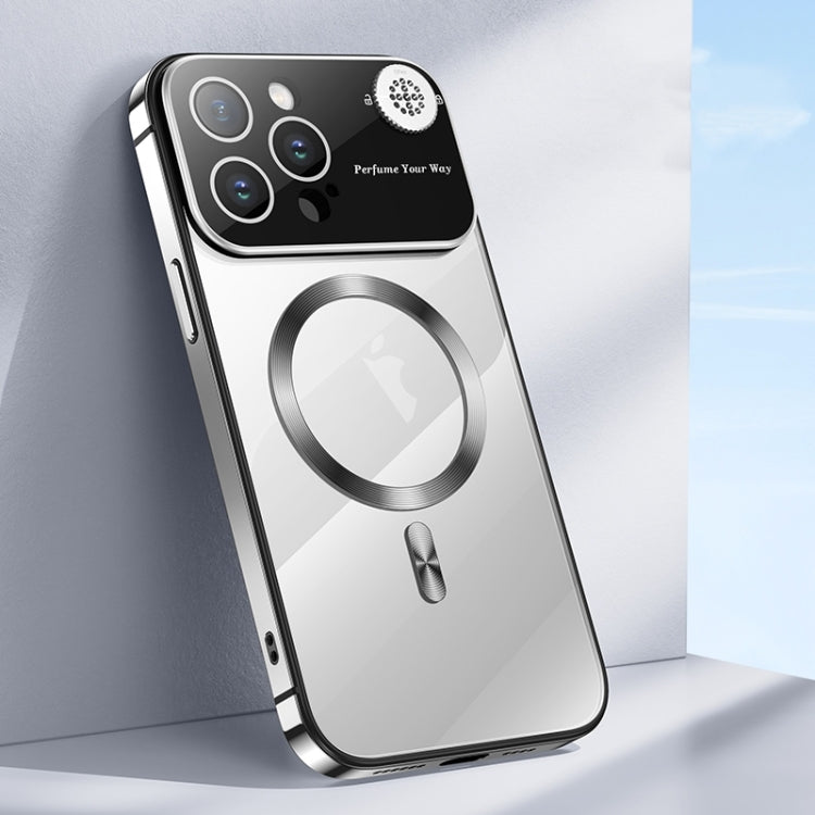 For iPhone 15 Pro Aromatherapy MagSafe Magnetic Phone Case(Starlight Silver) - HoMEdemic™ 