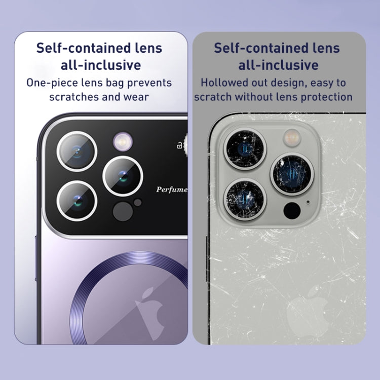 For iPhone 15 Pro Aromatherapy MagSafe Magnetic Phone Case(Dark Purple) - HoMEdemic™ 