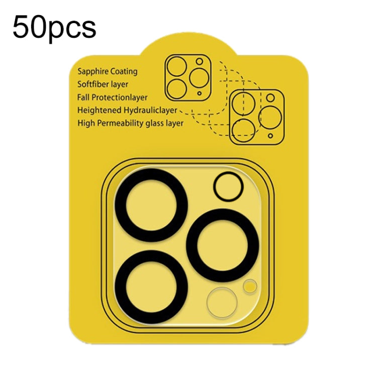 For iPhone 15 Pro / 15 Pro Max 50pcs Tempered Glass Back Camera Film - HoMEdemic™ 