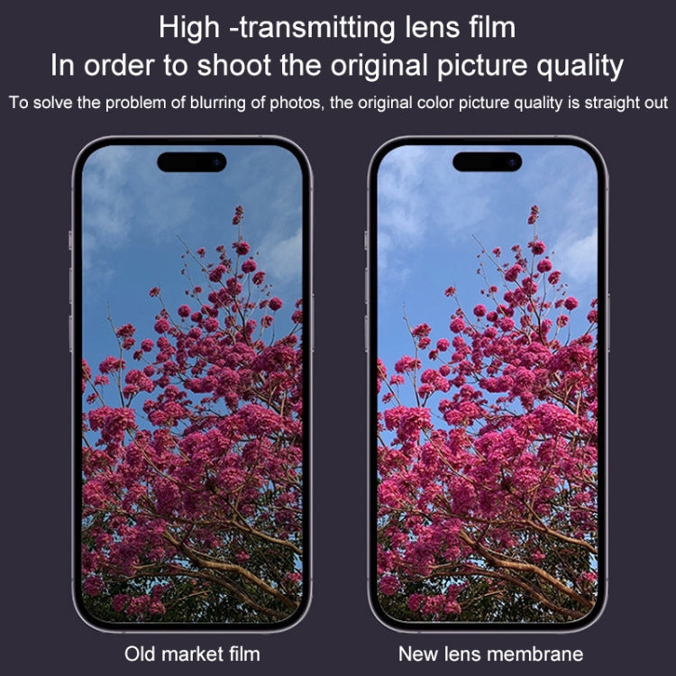 For iPhone 15 Pro / 15 Pro Max 50pcs Tempered Glass Back Camera Film - HoMEdemic™ 
