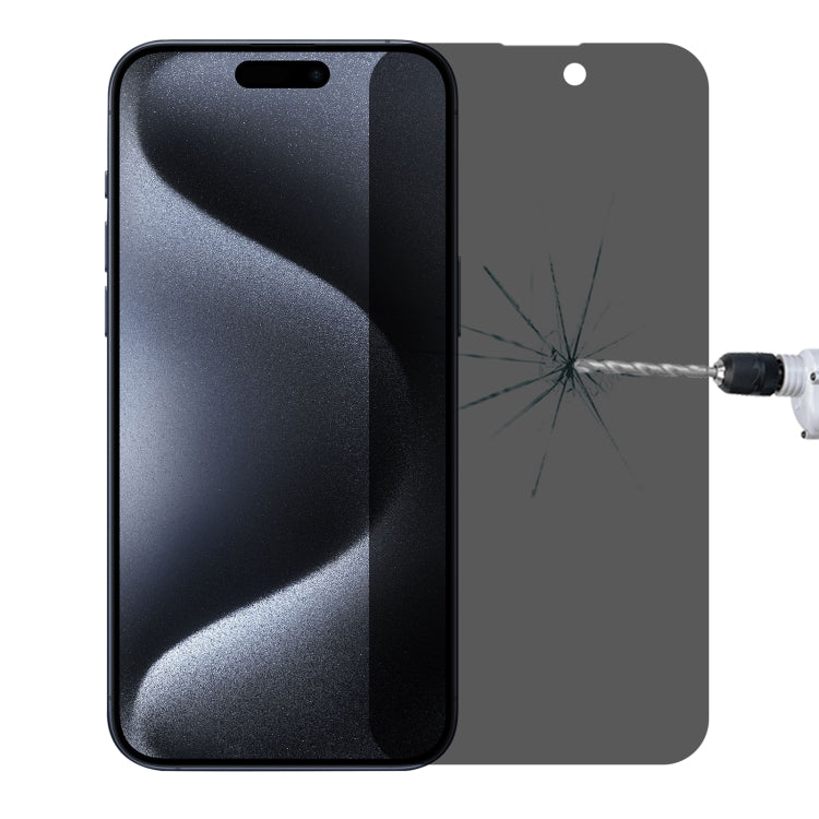 For iPhone 15 Pro Max / 15 Plus High Transparency Full Cover Anti-spy Tempered Glass Film - HoMEdemic™ 