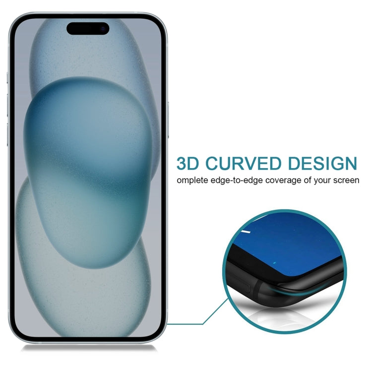 For iPhone 15 Pro / 15 High Transparency Full Cover Anti-spy Tempered Glass Film - HoMEdemic™ 