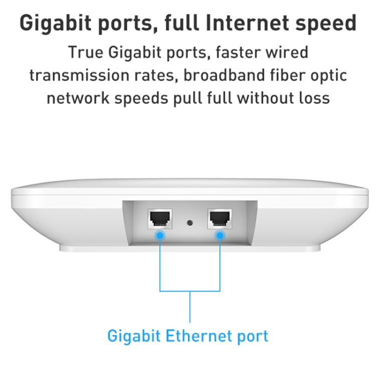 COMFAST CF-E393AX 3000Mbps WIFI6 Dual Frequency Ceiling Mounted Indoor Wireless AP(White) - HoMEdemic™ 