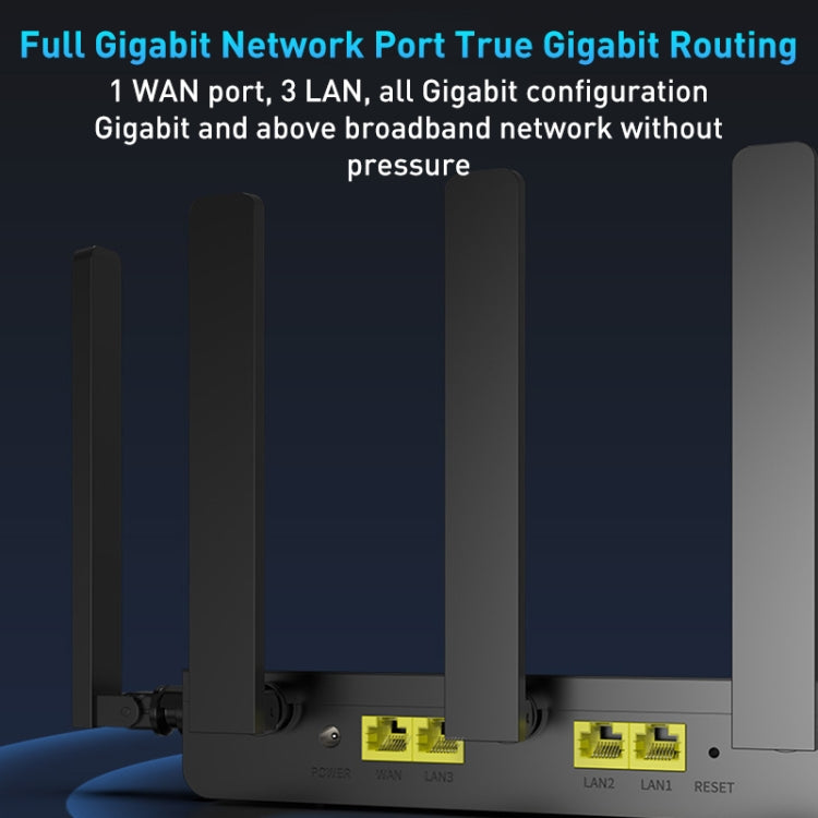 COMFAST CF-WR631AX MESH Networking WiFi6 Gigabit Dual Frequency 3000M Wireless Router, Plug:UK Plug - HoMEdemic™ 