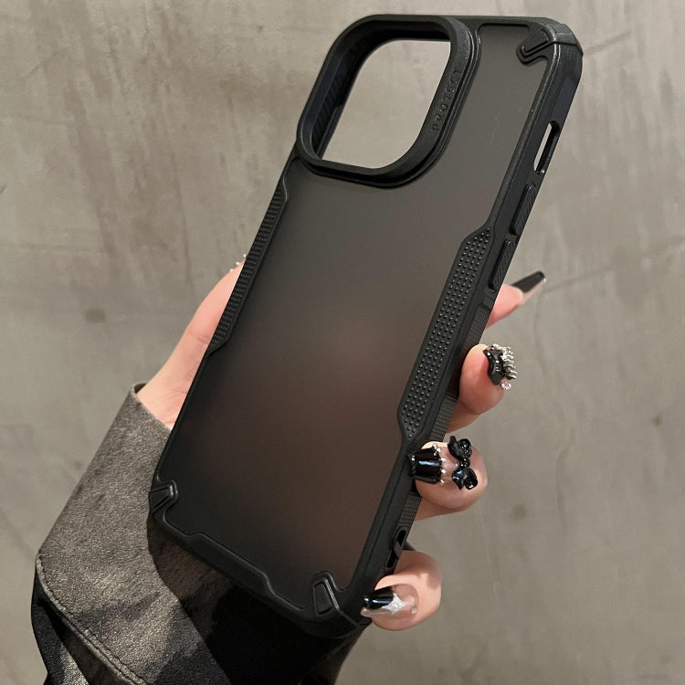 For iPhone 15 Pro Anti-slip Edge Fog Feel Phone Case(Black) - HoMEdemic™ 