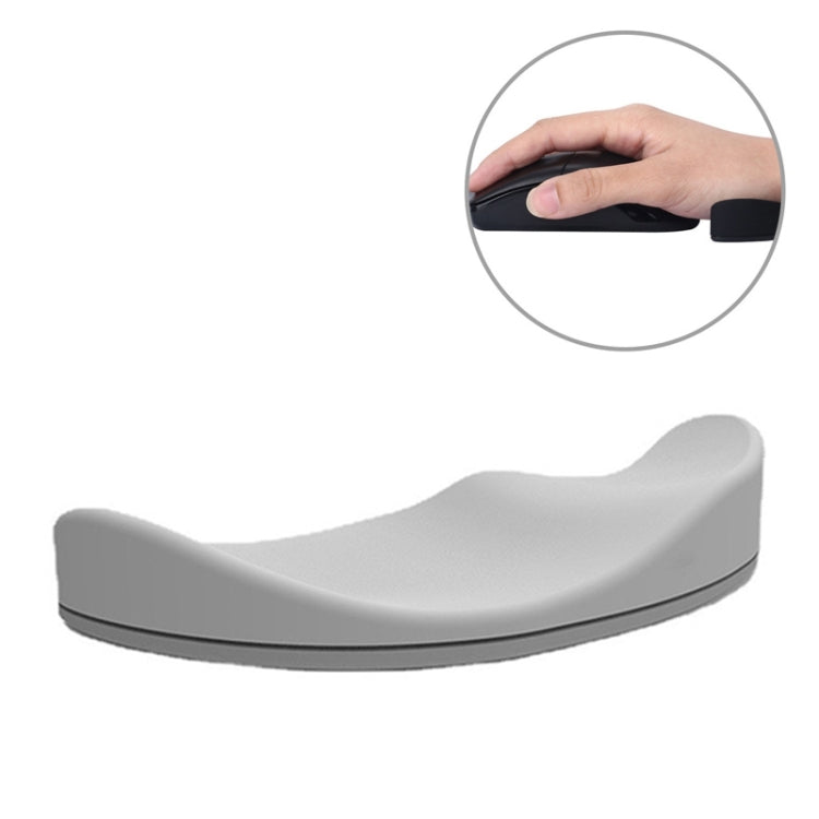 Silicone Wrist Support Mouse Pad Mobile Palm Rest Office Hand Rest, Spec:Grey Left Hand - HoMEdemic™ 