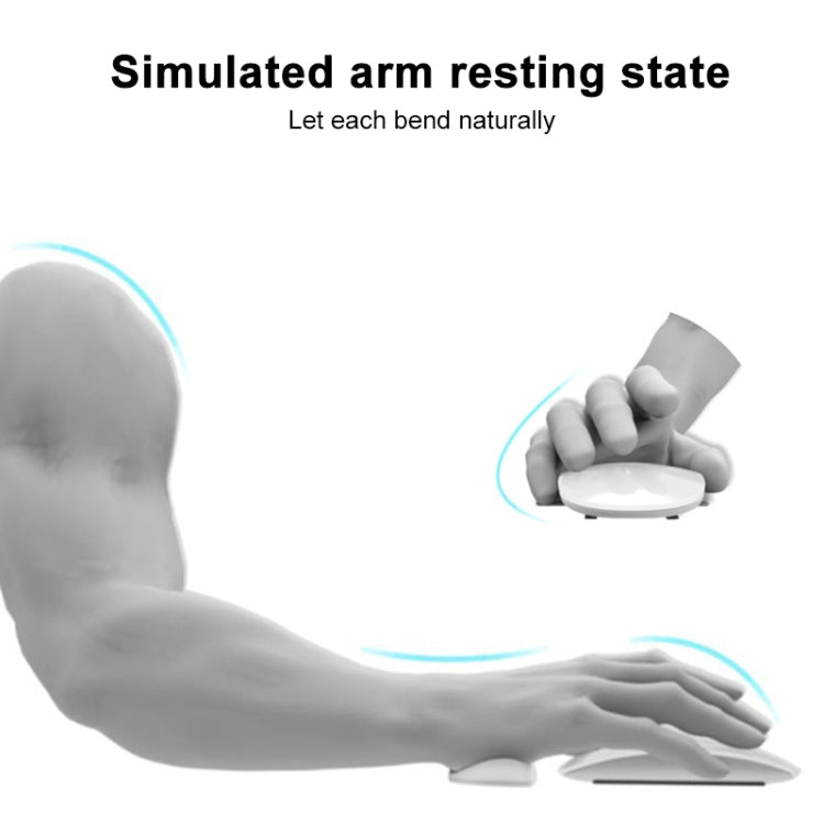 Silicone Wrist Support Mouse Pad Mobile Palm Rest Office Hand Rest, Spec:Grey Right Hand - HoMEdemic™ 
