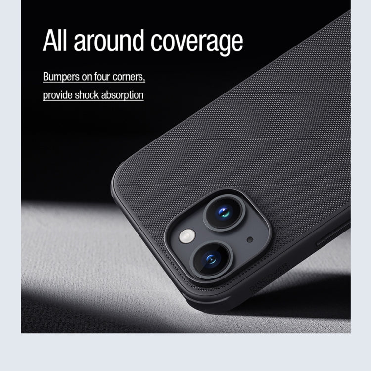For iPhone 15 NILLKIN Frosted Shield Pro Magnetic Magsafe Phone Case(Black) - HoMEdemic™ 