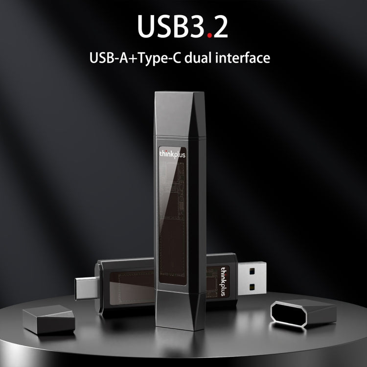 Lenovo TU203 Dual Interface Solid State USB Flash Drive, Capacity:256GB - HoMEdemic™ 