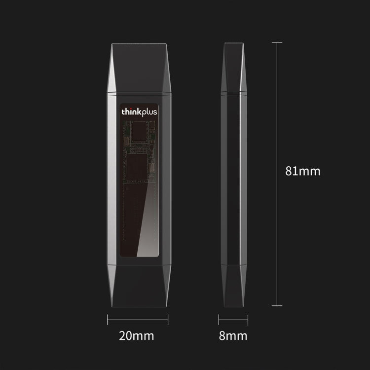 Lenovo TU203 Dual Interface Solid State USB Flash Drive, Capacity:256GB - HoMEdemic™ 