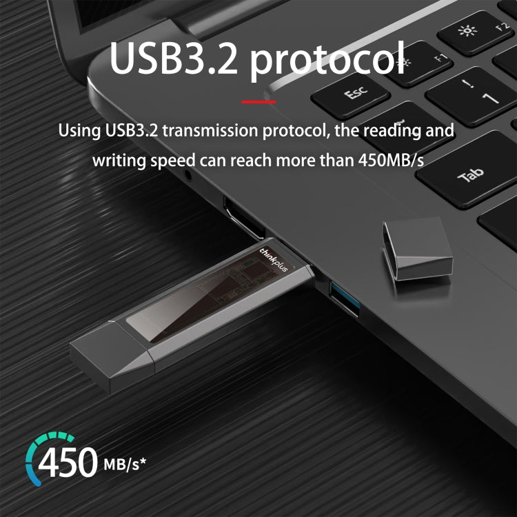 Lenovo TU203 Dual Interface Solid State USB Flash Drive, Capacity:256GB - HoMEdemic™ 