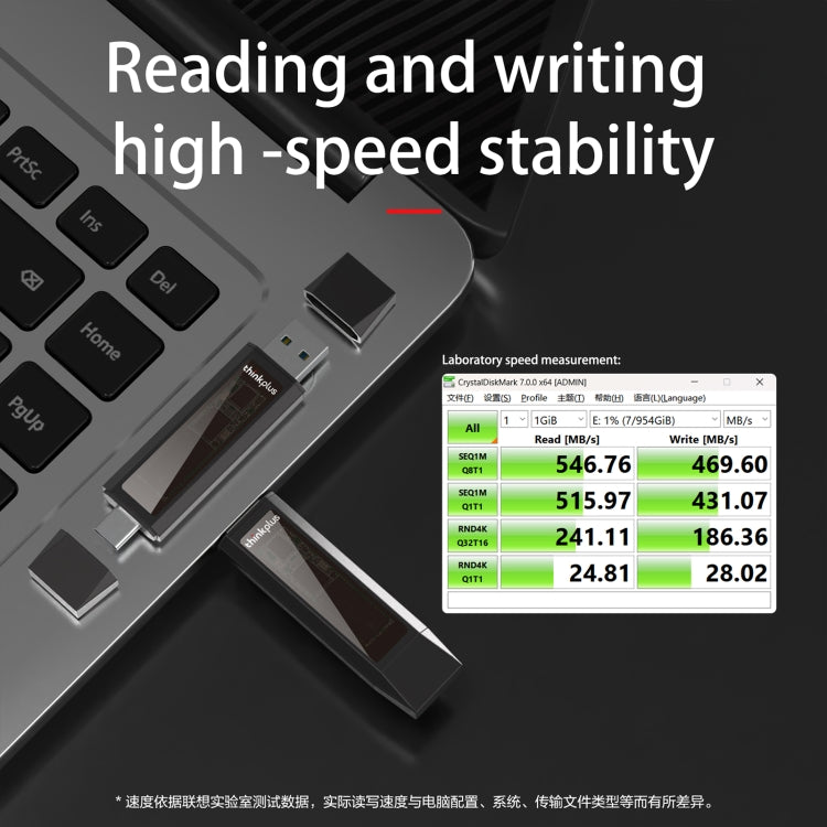 Lenovo TU203 Dual Interface Solid State USB Flash Drive, Capacity:256GB - HoMEdemic™ 