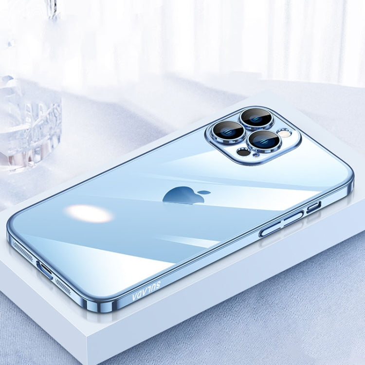 For iPhone 15 Pro SULADA JINGJIA Series Lens Protector PC Phone Case(Sierra Blue) - HoMEdemic™ 