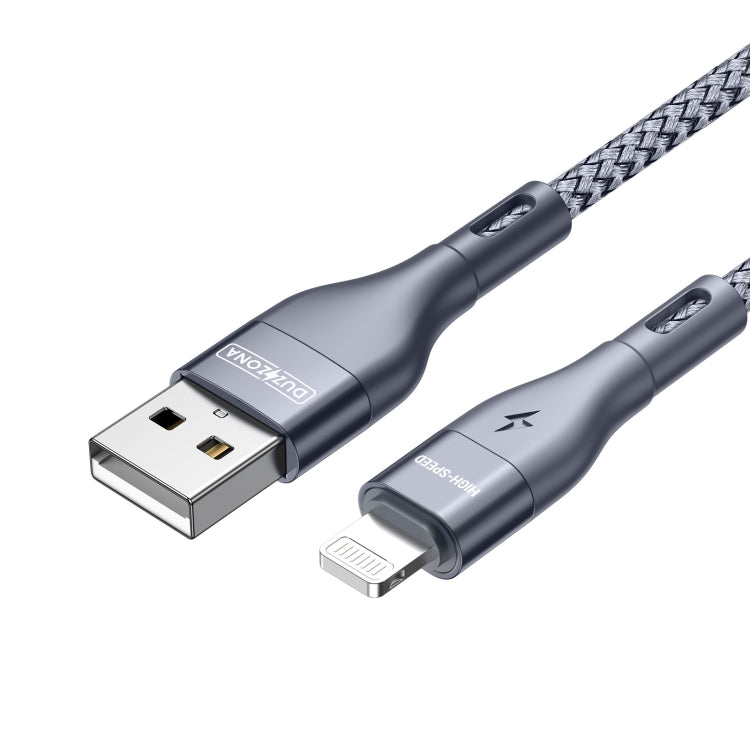 DUZZONA A7 2.4A USB to 8 Pin Charging Data Cable, Length:1m - HoMEdemic™ 