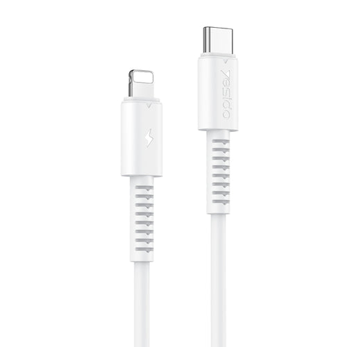 Yesido CA153 PD 20W USB-C / Type-C to 8 Pin Charging Data Cable, Length: 1m(White) - HoMEdemic™ 