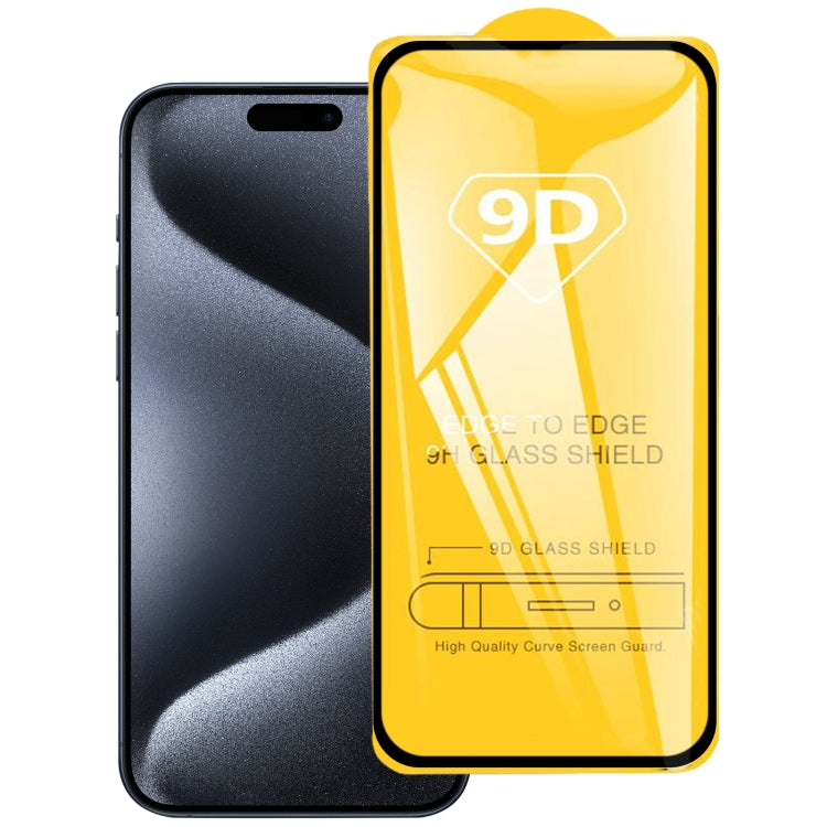 For iPhone 15 Plus / 15 Pro Max 9D Full Glue Screen Tempered Glass Film - HoMEdemic™ 