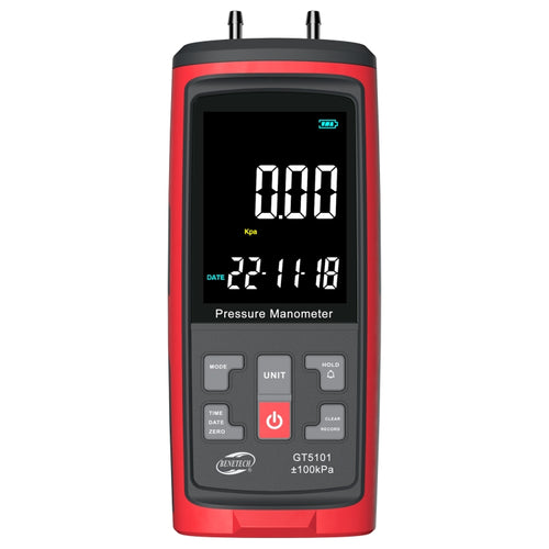 BENETECH GT5101 LCD Display Differential Pressure Meter, Specification:100KPa - HoMEdemic™ 